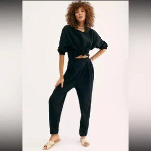 FREE PEOPLE Beach Culver City Set in black